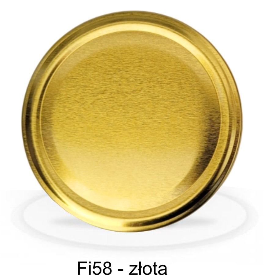 Zakrętka jednokolorowa, rozmiar niestandardowy - Fi-58