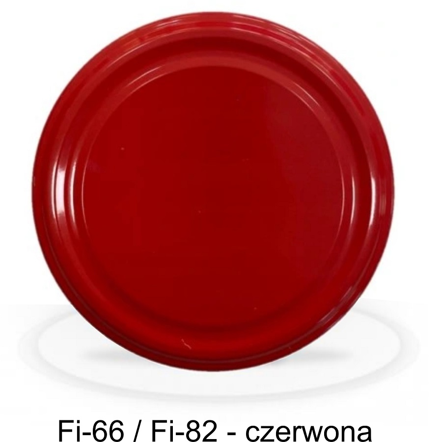 Zakrętka jednokolorowa, rozmiar standard - Fi-82 (mała) - różne kolory