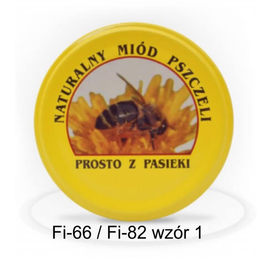 Zakrętka z motywem miodowym - Fi-82 - wzór 1